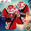 Tampa Bay Buccaneers Festive Flora NFL Hawaiian Shirt