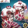 Tampa Bay Buccaneers Palm Shadows NFL Hawaiian Shirt