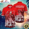 Tampa Bay Buccaneers Sunset Flamingos Tropical Hawaiian Shirt