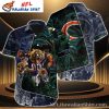 Tropical Forest Run New York Giants Team Mascot Hawaiian Shirt Edition