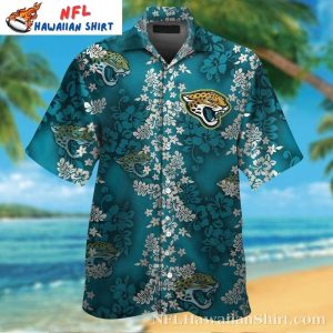 Tropical Hibicus Jacksonville Jaguars Hawaiian Shirt With Logo Design