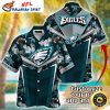 Tropical Hibiscus Midnight Philadelphia Eagles Aloha Shirt