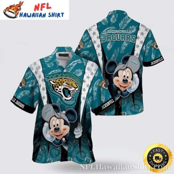 Tropical Mickey Fanfare Jacksonville Jaguars Shirt – Customizable Vacation Vibes