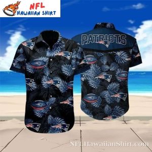 Tropical Midnight Rush New England Patriots Hawaiian Shirt