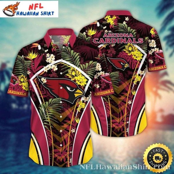 Tropical Night Arizona Cardinals Hawaiian Shirt