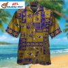 Tropical Tackle – Baltimore Ravens Hawaiian Shirt With Exotic Flora