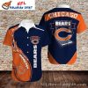 Tropical Touchdown Chicago Bears Hawaiian Shirt