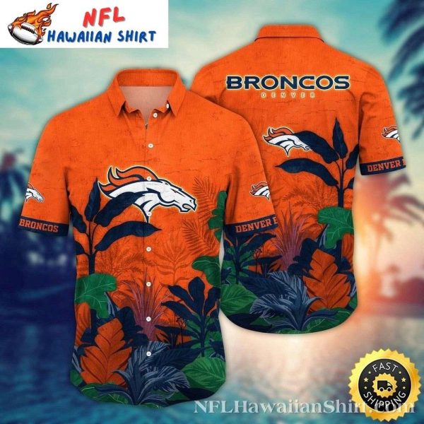 Tropical Touchdown Denver Broncos Hawaiian Shirt