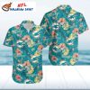 Tropical Touchdown Men’s Miami Dolphins Hawaiian Shirt – Vibrant Supporter Series