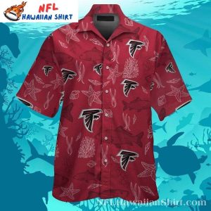 Underwater Fantasy Atlanta Falcons Hawaiian Shirt – Oceanic Wildlife Edition