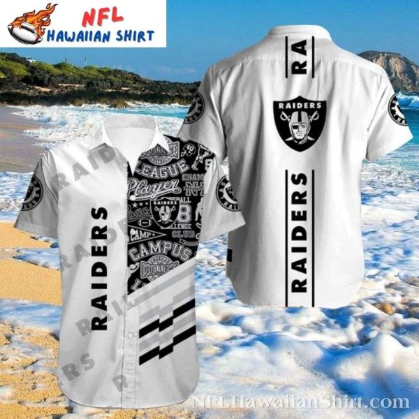 Varsity Tackle – Las Vegas Raiders Collegiate Hawaiian Shirt